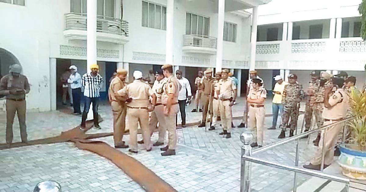 Gurdwara Management panel’s tussle leads to protest, unrest